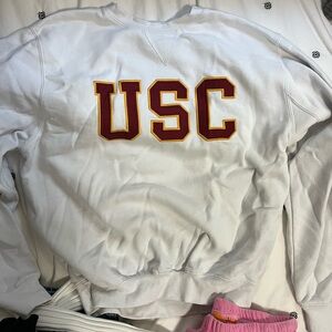 White USC Crewneck